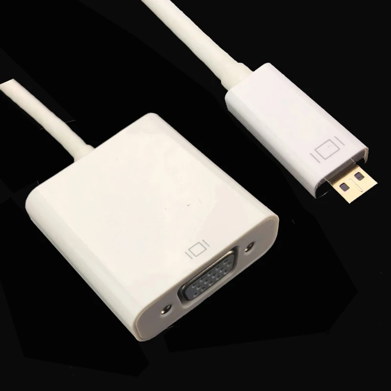 HDmatters Micro HDMI VGA аудио и видео конвертер Кабель адаптер с USB порт|micro hdmi to vga|micro tomicro |