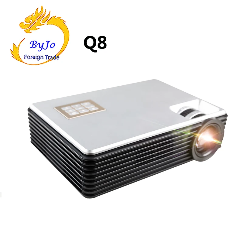 Проектор ByJoTeCH Q8 1080P 4K 2K Android 7 0 Wi Fi Bluetooth 5000 лм|Домашний кинотеатр| |