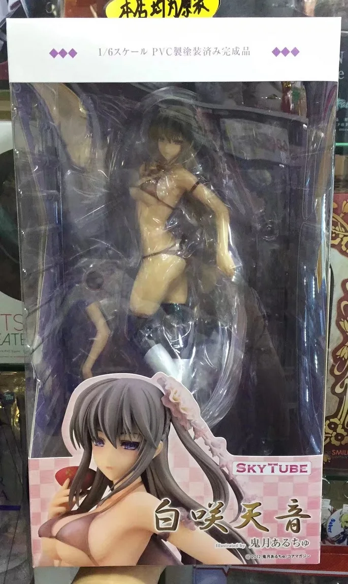 SkyTube Амане ширасаки иллюстрации Aruchu Kizuki молока Аниме фигурки 1/6 25 см