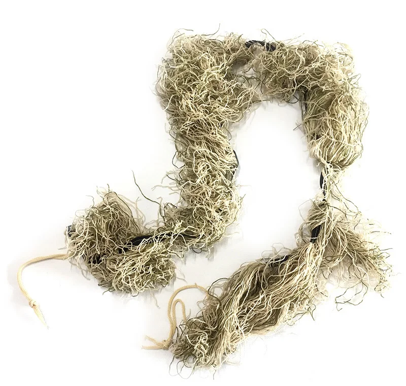 Для мужчин и женщин на открытом воздухе CS Bionic Grass Ghillie костюм Снайпер Тактический Камуфляж наборы с капюшоном винтовки Чехлы для охоты боевой джунгли одежда