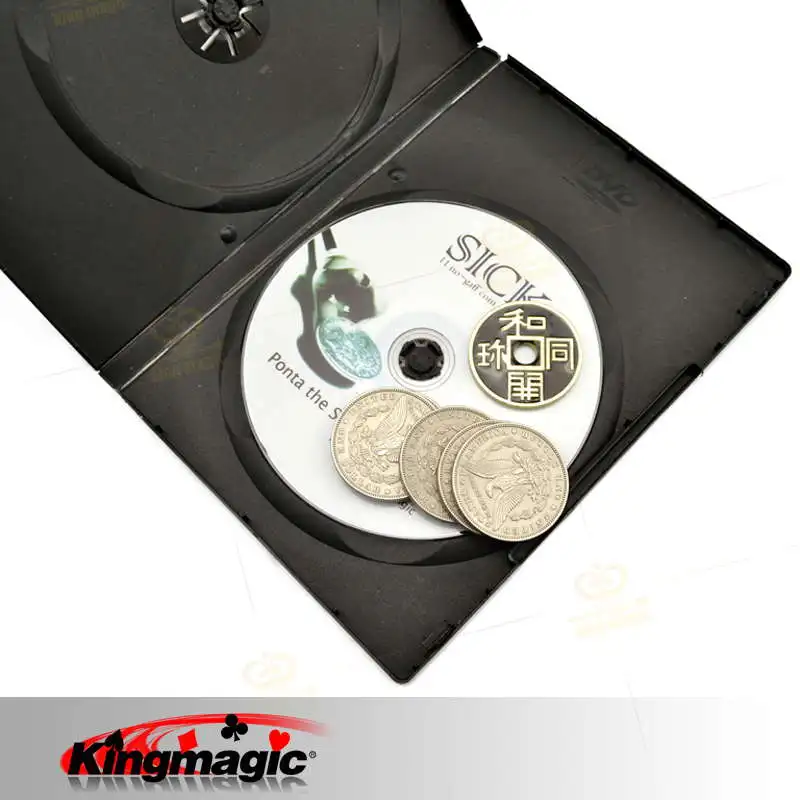 Набор волшебных фокусов с DVD и 6 монетами из фильма Большие Монеты Понта Смит |