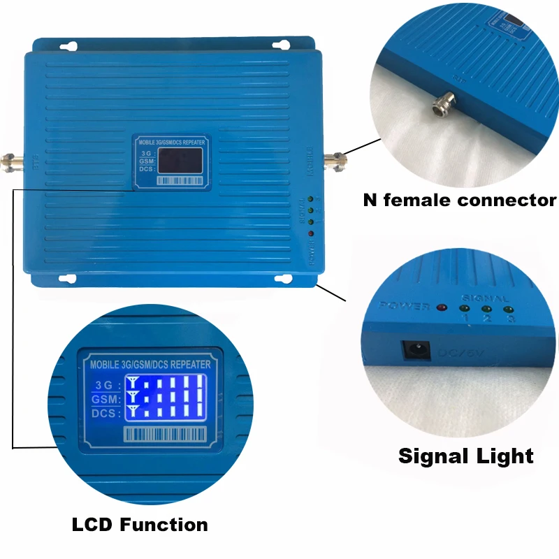 2 г 3 4 GSM репитер 900 1800 2100 triband DCS WCDMA сотовый телефон трехдиапазонный ретранслятор