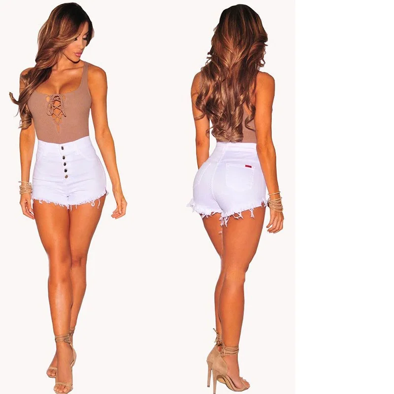 2018 новые модные сексуальные женские уличные с высокой талией обтягивающие