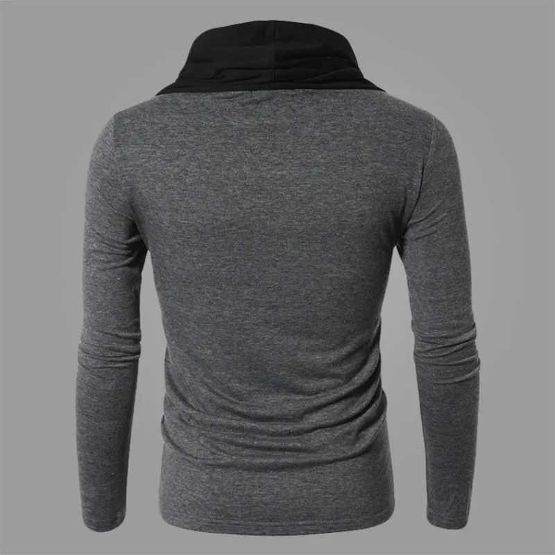 Левый rom весна и осень чистый хлопок вязаный мужской деловой повседневный