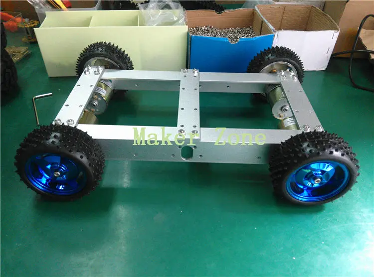 C385 4WD автомобиль двигатель с высоким крутящим моментом шасси из серебряного
