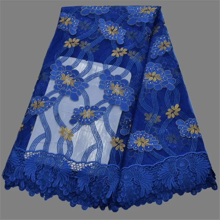 Удивительный стиль вышитые сетки кружевной ткани/французский чистая материал