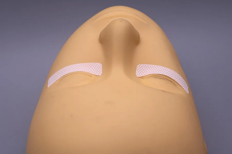 Белые тканевые подушечки для наращивания ресниц Вайт Ай, 100 шт. в пакете, 200 пакетов, доставленные DHL.