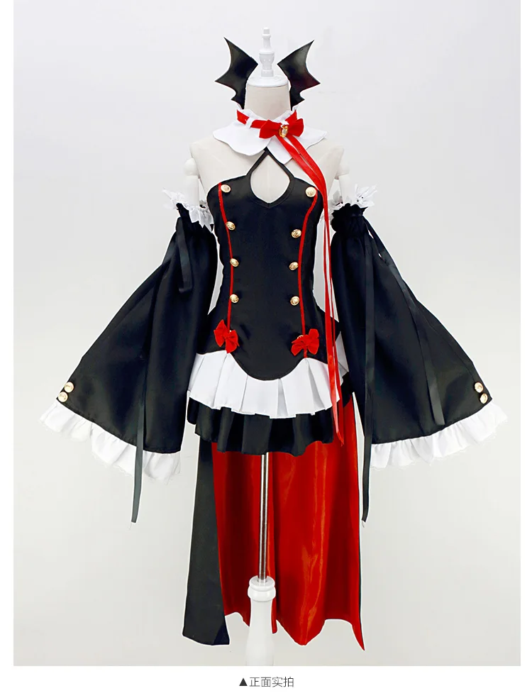 Карнавальный костюм Krul Tepes Seraph of the end летнее платье на Хэллоуин бесплатная