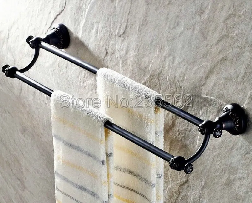 Черный античный латунный современный настенный держатель для полотенец lba447 |