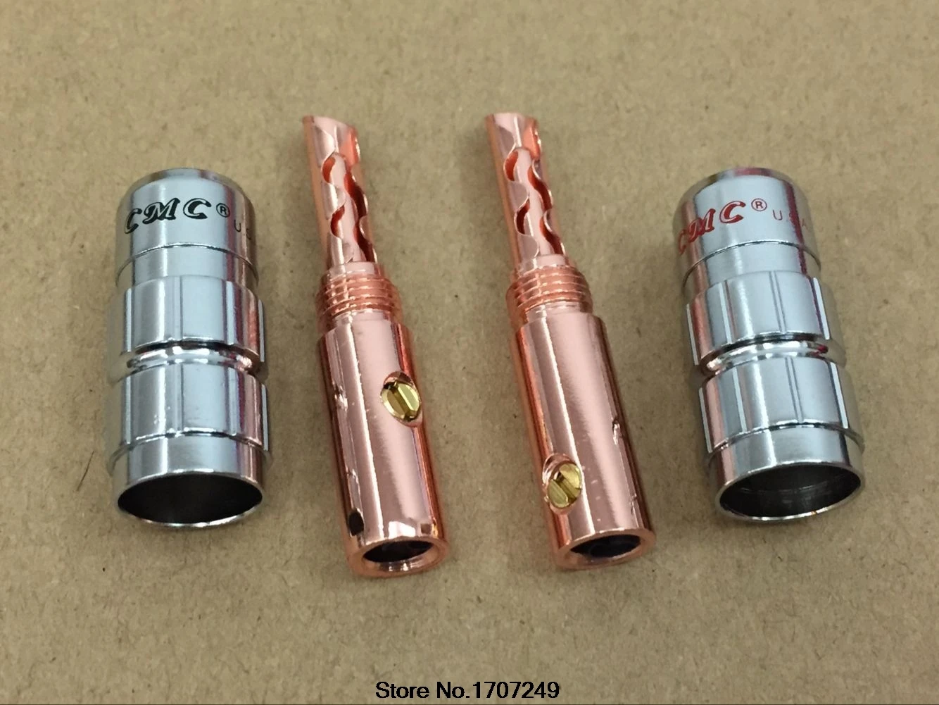 Бесплатная доставка 20 шт. Красный медный фотоэлемент вилки типа банан без пайки |