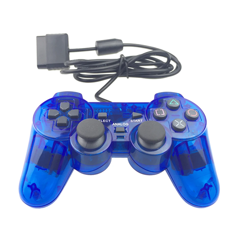 Проводной геймпад для PS2 контроллер playstation 2 вибрации видео игры играть станции sony