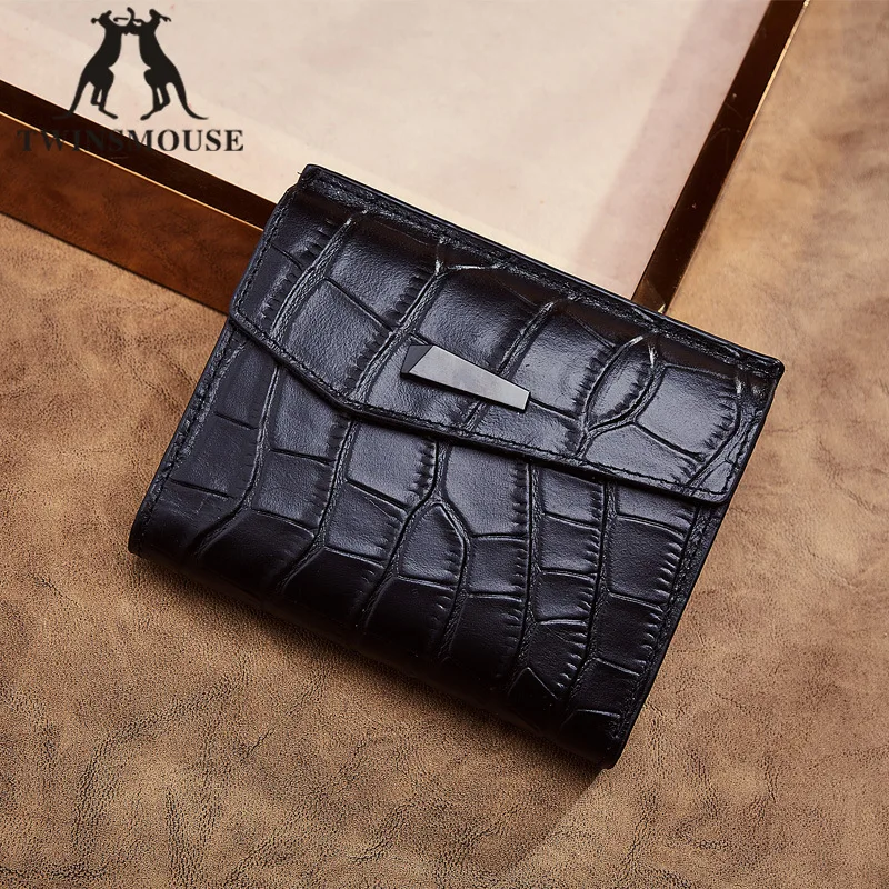 Fashion short paragraph multi-card wallet Simple trend ladies wild High capacity buckle bag |