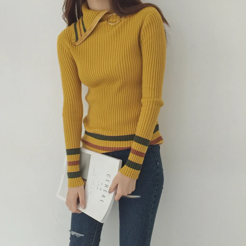 Blusas De Inverno Feminina настоящий свитер женский 2018 продажа основной пряжи высокий