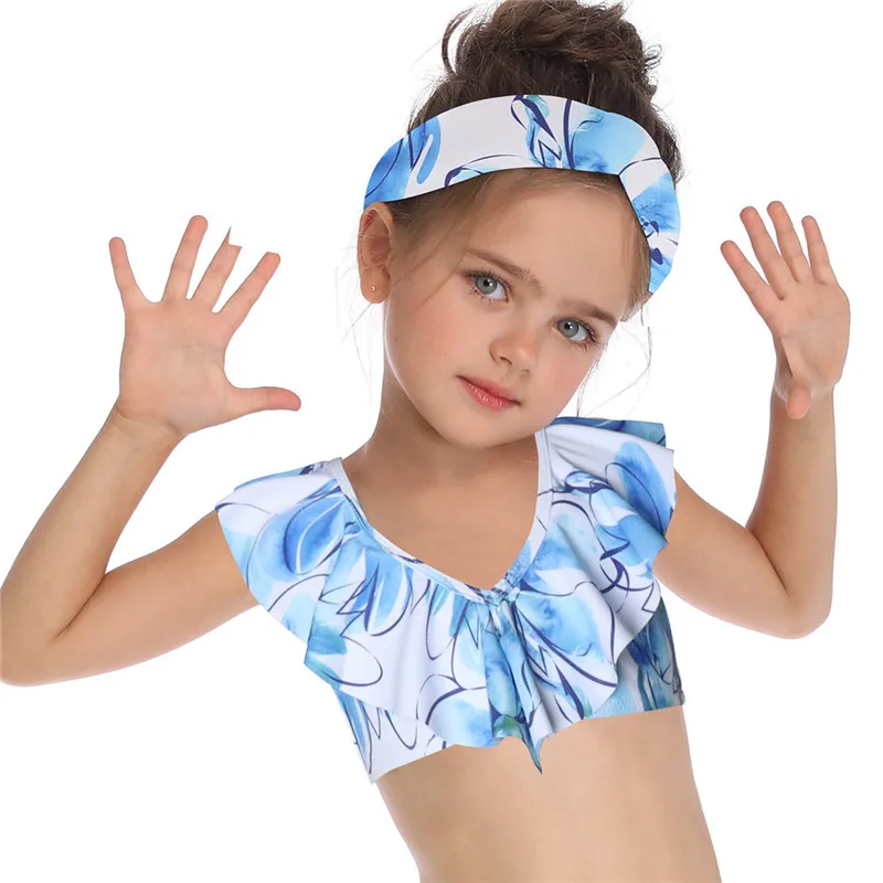 

2019 Family Matching Outfits Swimwear Mother Daughter Cartoon Pattern one-Piece Swimsuit Bikini Bathing Suit Brachwear Swimwear