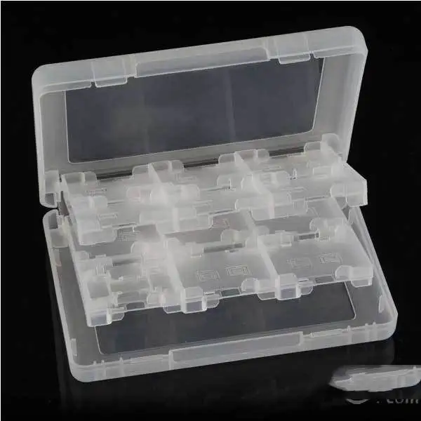 Everson Protective Plastic Game Card Cartridge Case Kit For Nintendo 3DS White |
