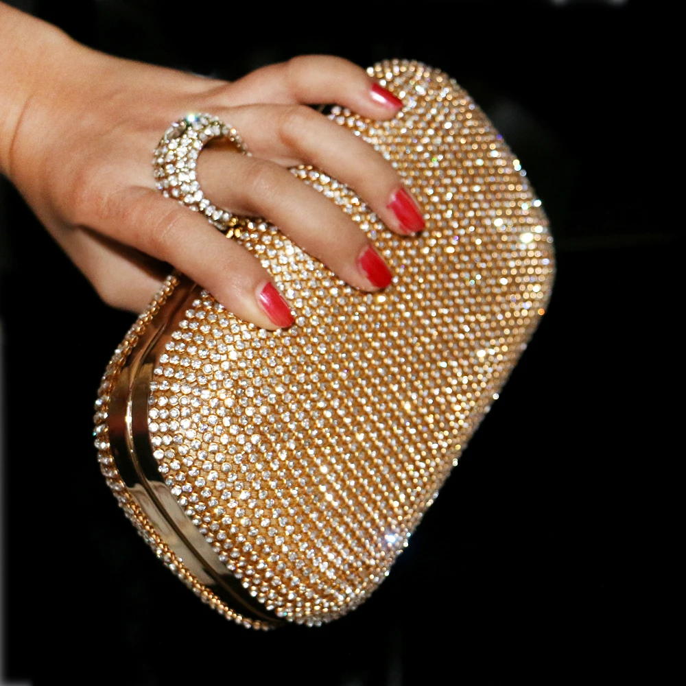 Женский Вечерний Клатч longmiao с кристаллами блестящий женский кошелек|evening bags|clutch