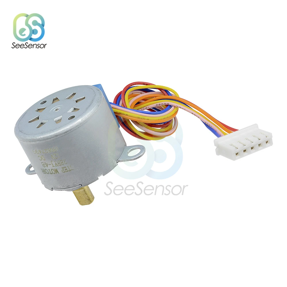 28BYJ 48 DC 5V 12V понижающий шаговый двигатель 4 фаза 28byj 28byj48 для arduino Diy Kit|Шаговый