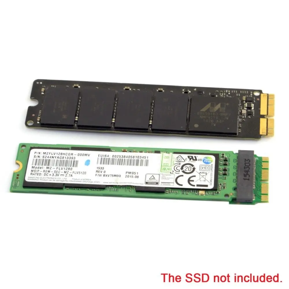 M ключ M.2 ssd-адаптер для 2013 MACBOOK Air A1465 A1466 Pro A1398 A1502