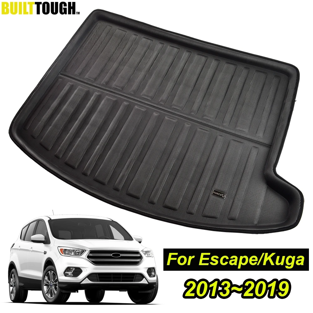Для Ford Escape Kuga 2013 2014 2015 2016 2019 3d коврик для ботинок задний багажник лайнер грузовой