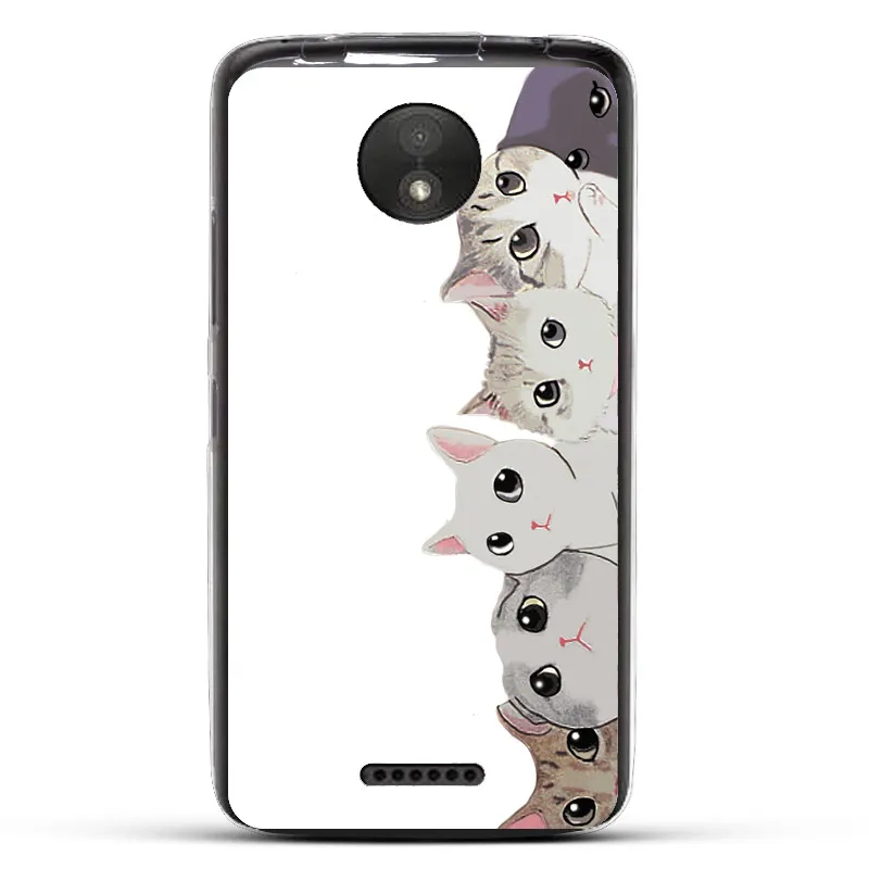 Чехол для Motorola Moto C XT1754 XT1750 чехол 5 0 дюйма ТПУ силикон мультипликационный броня
