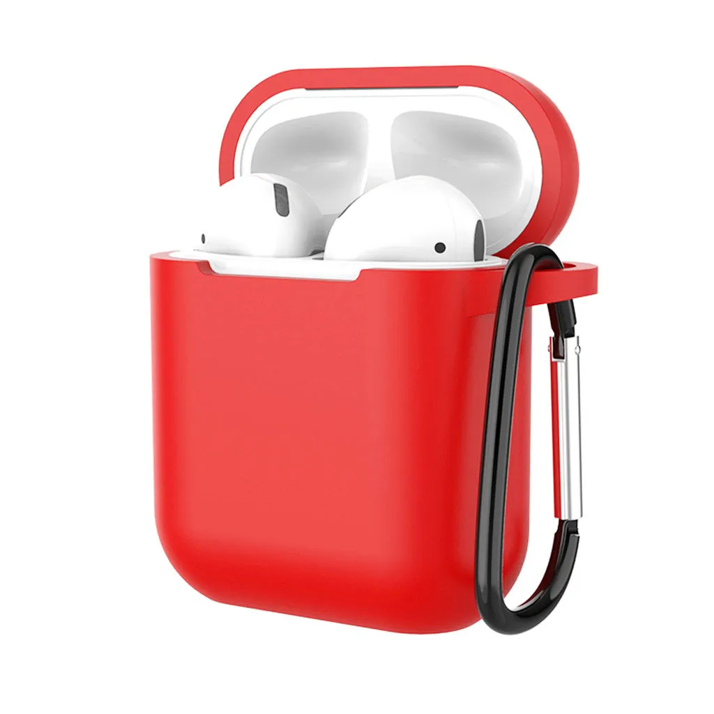 For Apple AirPods Case Silicone Sleeve Skin Cover With Anti-lost Lanyard Funda Air Pods Charging Case#15 | Электроника