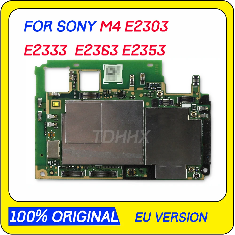 Разблокированная пластина для Sony Xperia M4 Aqua E2303 E2333 E233 E2353 материнская плата с полным