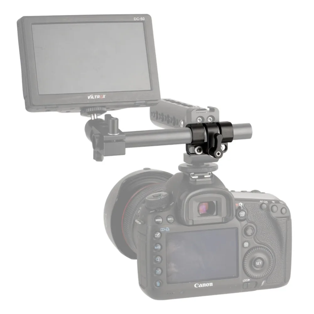 NICEYRIG 15 мм стержневой зажим 1/4 винт для DSLR камеры &quotплечевая установка винтовое