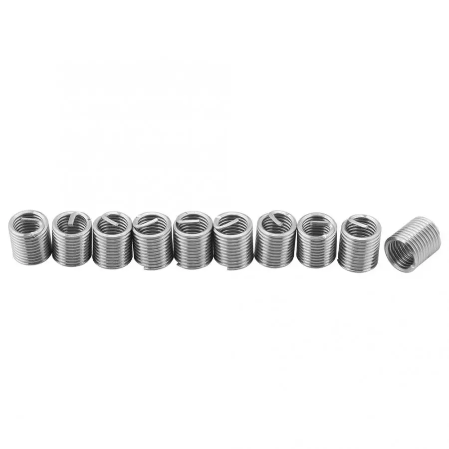 60 шт. проволочный Винт Втулка из нержавеющей стали набор для ремонта резьбы M3 M5 M6