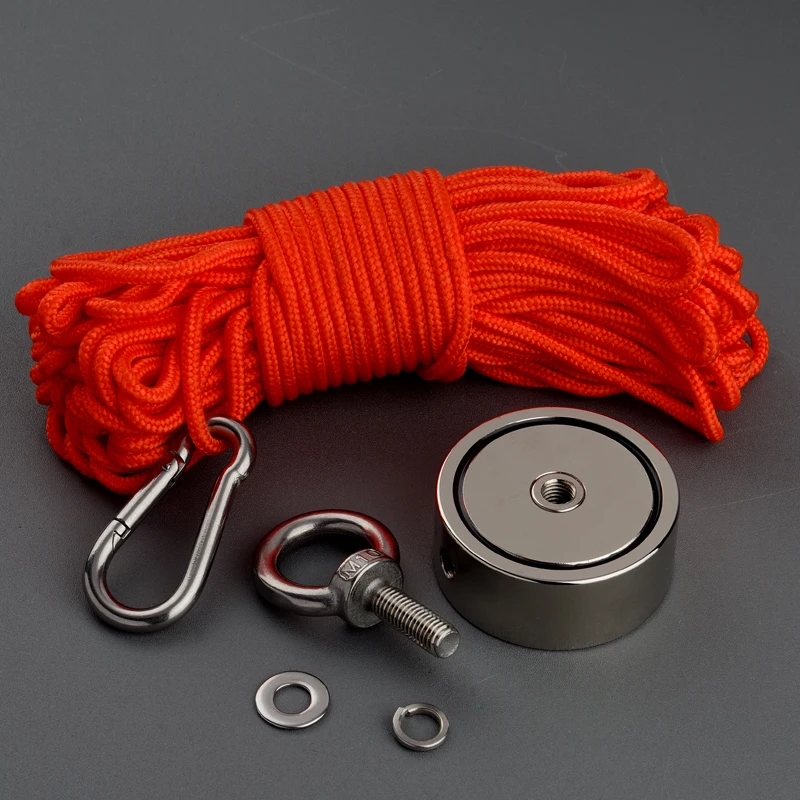 Двухсторонний 200 кг Магнит мощность магнитный материал база сильный неодимовый