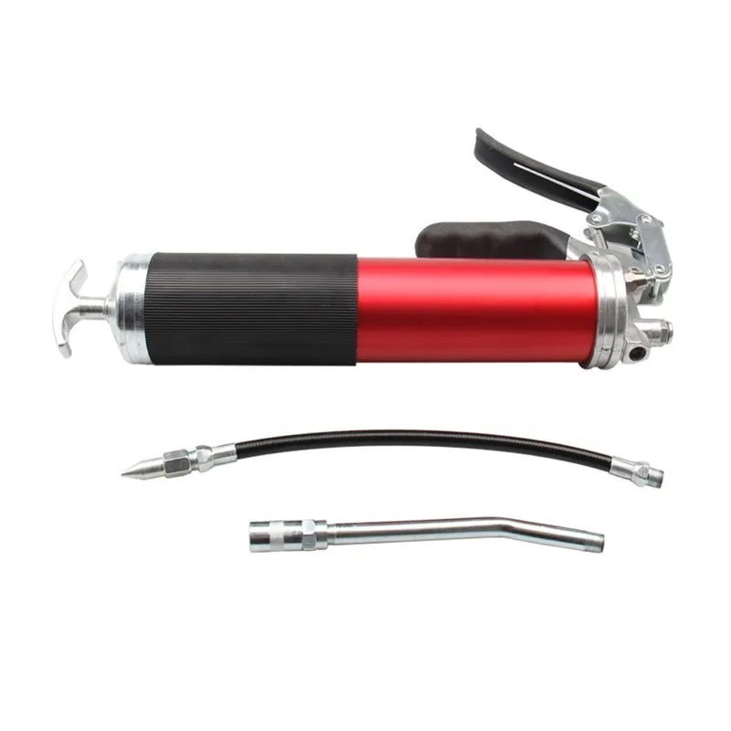 

4500 PSI Heavy Duty Pistol Grip Grease Gun Manual Grease Gun Flexi Rigid Pistol Grip Auto Repair Tool Vehicles Lubrication Tools