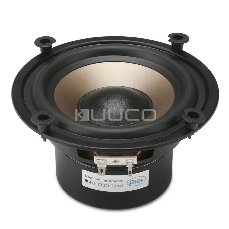 Subwoofer Speakers 5.25-inch 4 ohms Shocking Bass Loudspeaker 40W Woofer Speaker Double magnetic for DIY speakers | Инструменты