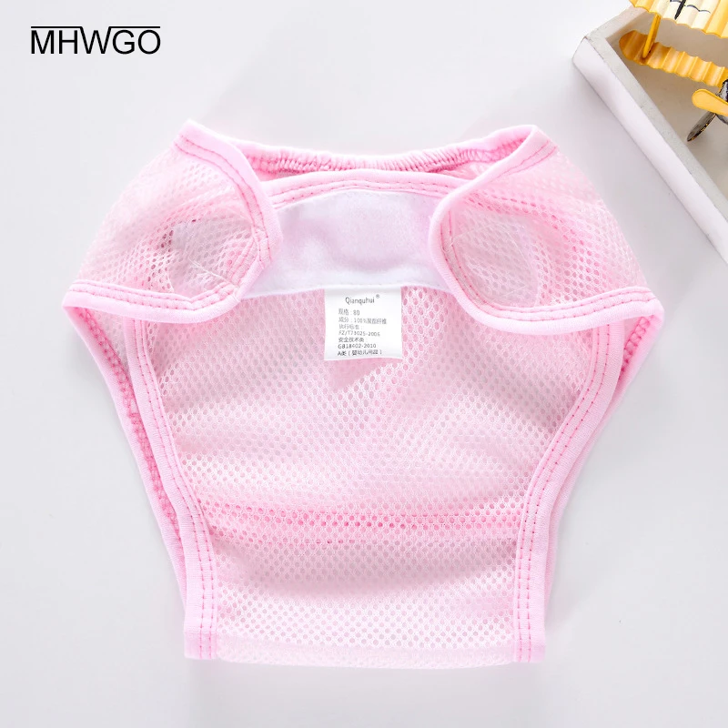 MHWGO подгузники для новорождённых многоразовые муслиновые фиксированные Couche Iavable