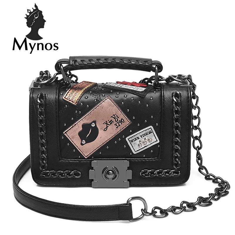 Mynos Для женщин Сумка Высокое качество кожи роскошные Брендовая Дизайнерская