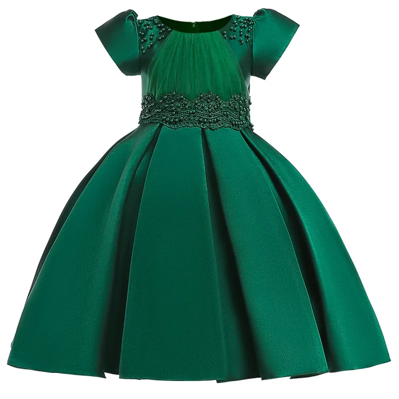 Г. модная детская одежда платье с бисером для маленьких девочек, вечерние свадебные платья для маленьких девочек, одежда для маленьких девочек