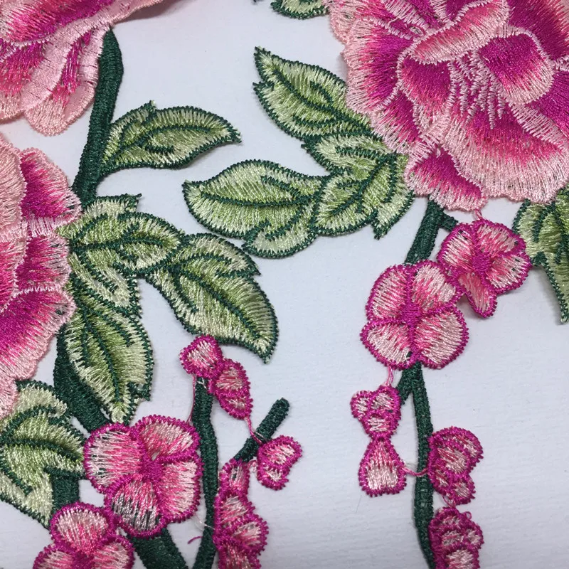 2 шт./набор нашивки с цветочной аппликацией для одежды платья вышивкой|sew on patches|dress