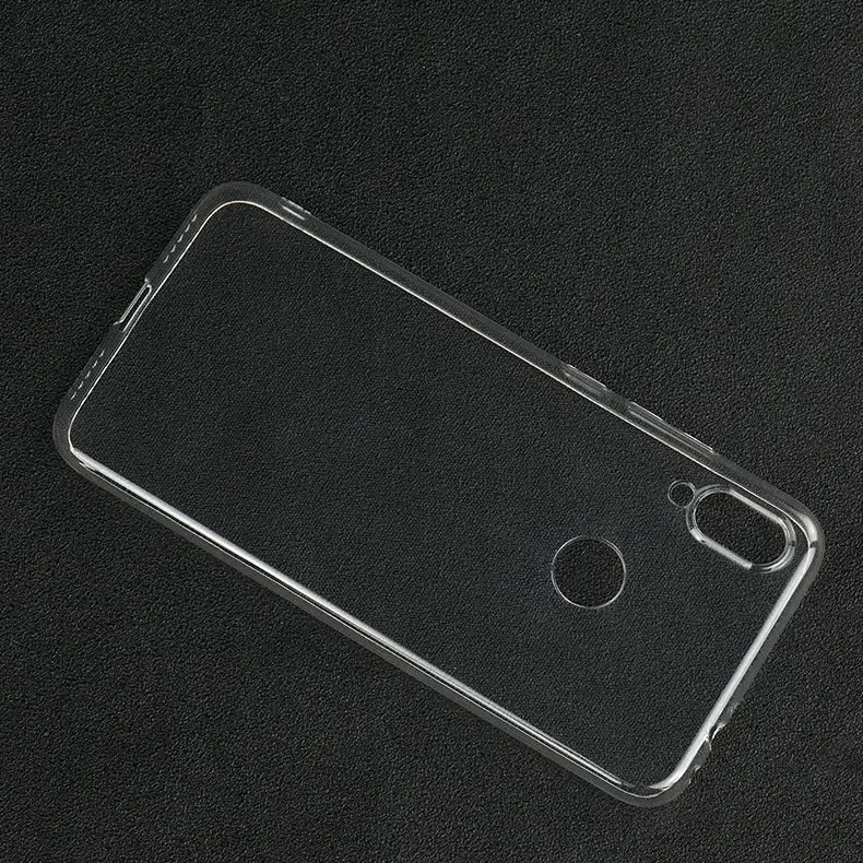 Прозрачный Анти-телефон с распознаванием отпечатка пальца чехол для Xiaomi Redmi Note 7