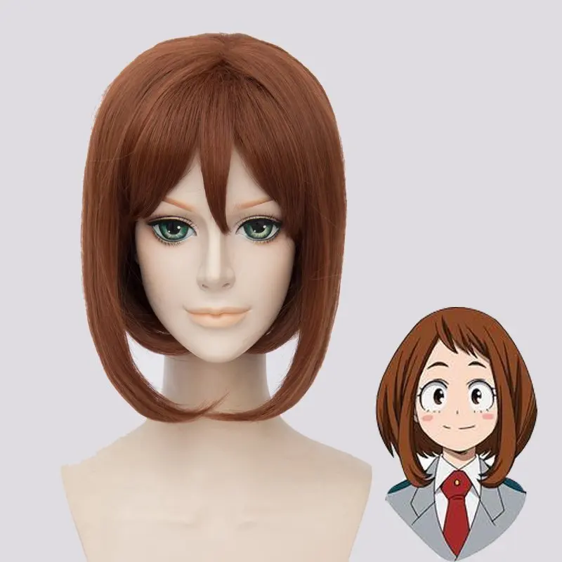 Boku no my hero Косплей Academy парики bakugou кацуки школьный Костюм midoriya izuku очако урарака