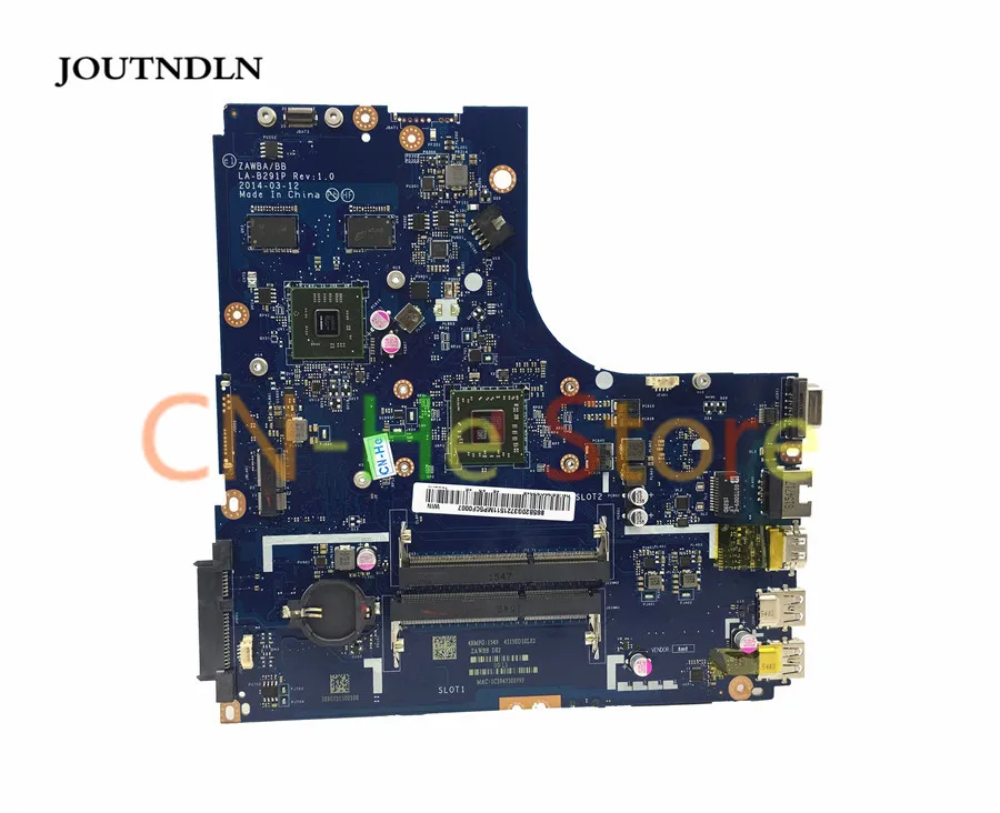 

JOUTNDLN FOR Lenovo B50-45 N50-45 ZAWBB laptop motherboard LA-B291P DDR3L W/ FOR A6-6310 CPU and for ATI 8500M R4 GPU