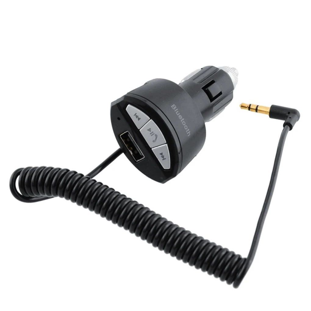 Автомобильный адаптер громкой связи Bluetooth 3 0 A2DP 5 мм AUX стерео аудио музыкальный