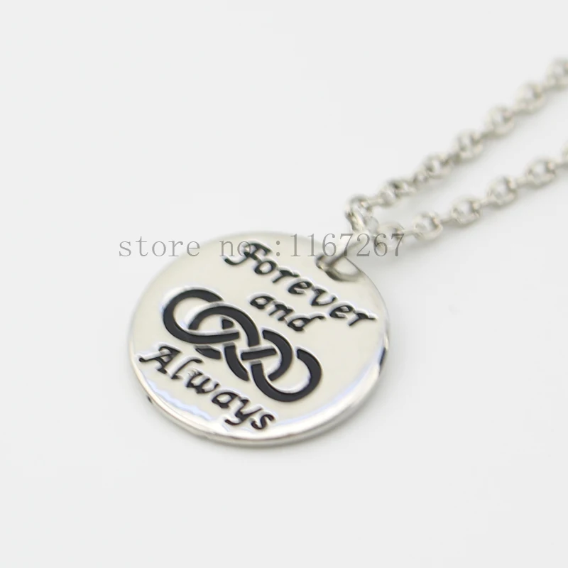 Ожерелье с подвеской из серебра Forever and Always новая модель 2015|jewelry style|jewelry wholesalewholesale