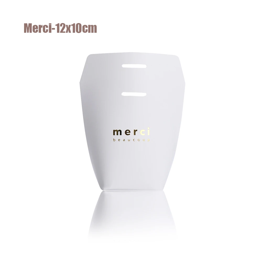 Merci-12x10cm white 5 шт. высококлассные черно-белые бронзовые "Merci" Сумки для конфет французские спасибо Свадебные сувениры Подарочная коробка посылка на день рождения - Цвет: Merci-12x10cm white