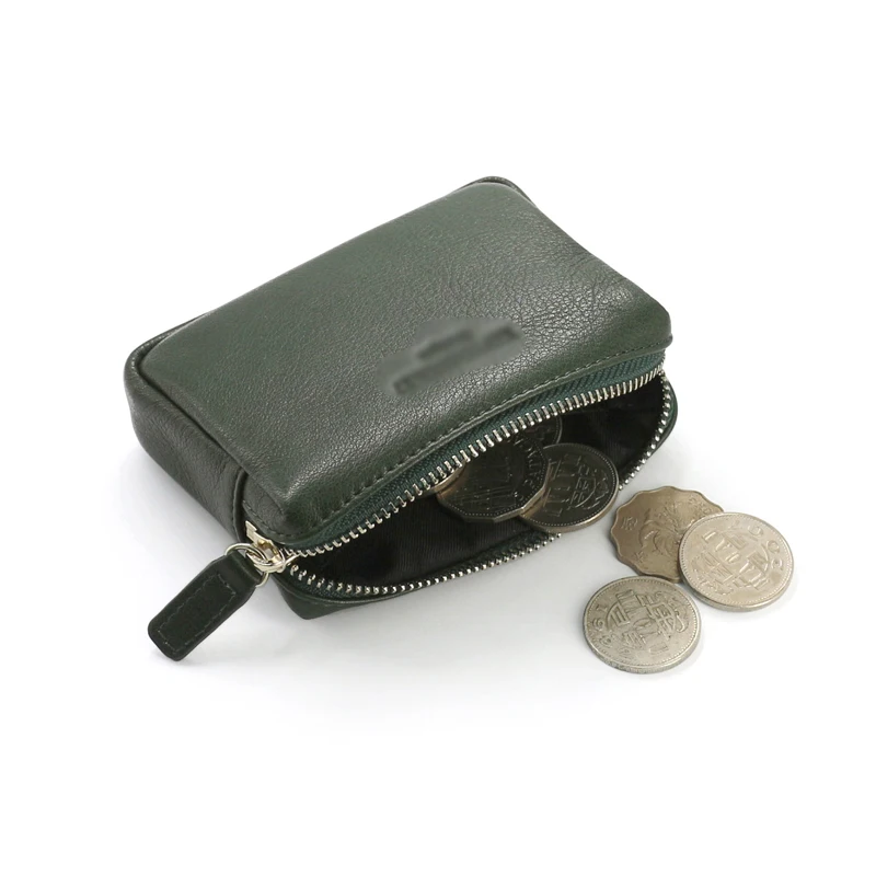 AETOO Cowhide Wallet female handmade zipper leather stereo coin bag Storage Small wallet | Багаж и сумки