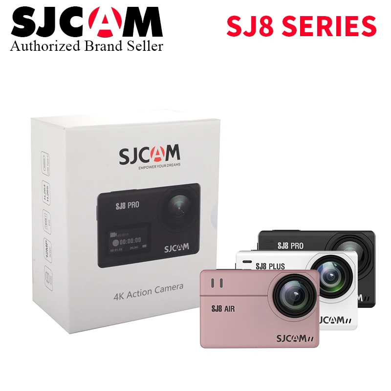 Дешево! SJCAM SJ8 Pro/SJ8 Plus/SJ8 Air Action Camera 1296P 4K 30fps/60fps Wifi Спорт DV дистанционное управление