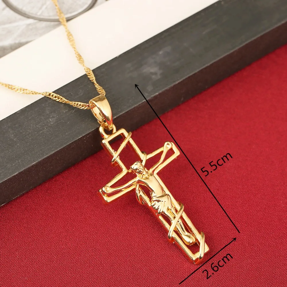 Женское и мужское ожерелье с подвеской крестом|pendants wholesale|crucifix jesuscrucifix cross pendant |