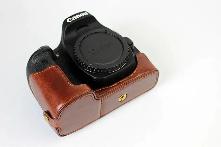 Новый корпус для половины камеры из искусственной кожи Canon EOS 80D нижняя крышка