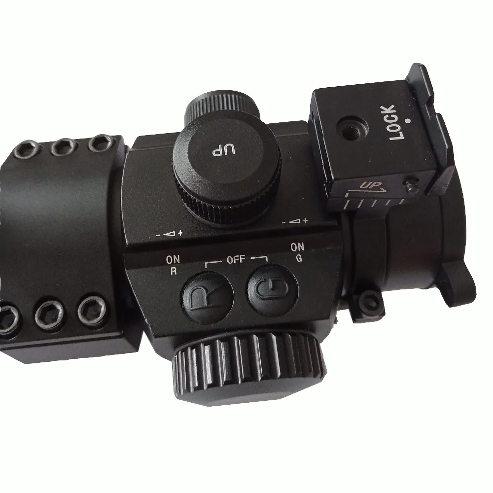 Новый Охотничий Тактический 1X30 волоконно-оптический цель коллиматор Red Dot