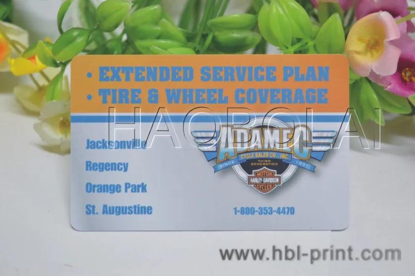 Полноцветная офсетная печать карта со скидкой Подарочная Круглый угол глянцевая