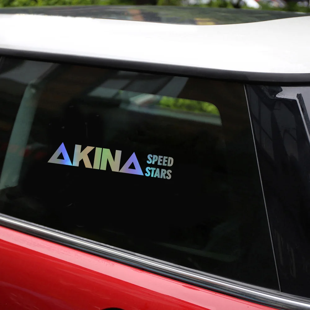 Виниловые наклейки и на автомобильный бампер Tancredy Speed Stars Akina персонализированные