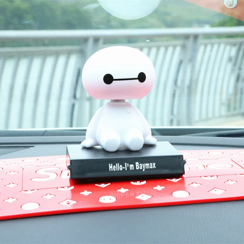 Tancredy новый мультфильм пластик робот Baymax неваляшка рисунок автомобиля украшения