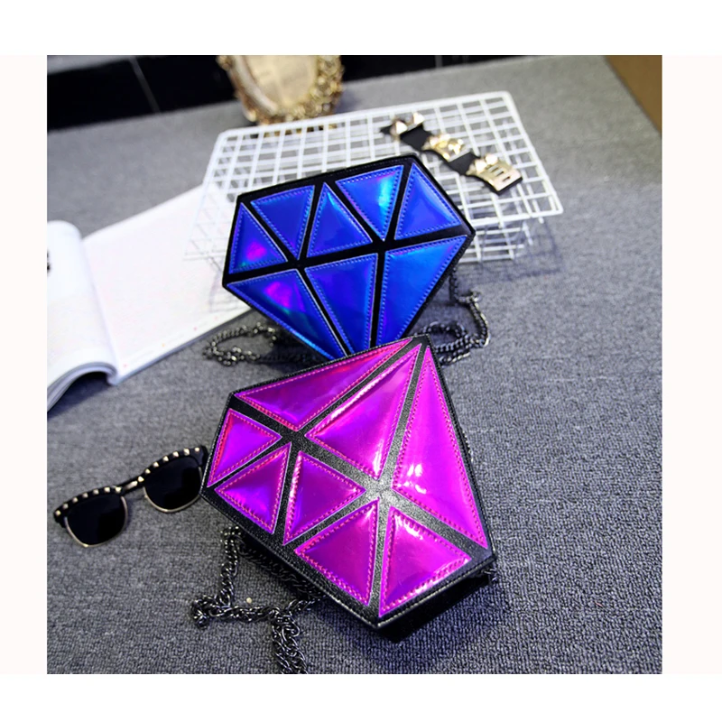 Women Plaid Laser Bag Geometric Bags Evening bag Diamond Clutches Crystal Day Clutch Wallet Wedding Purse Party Banquet | Багаж и сумки